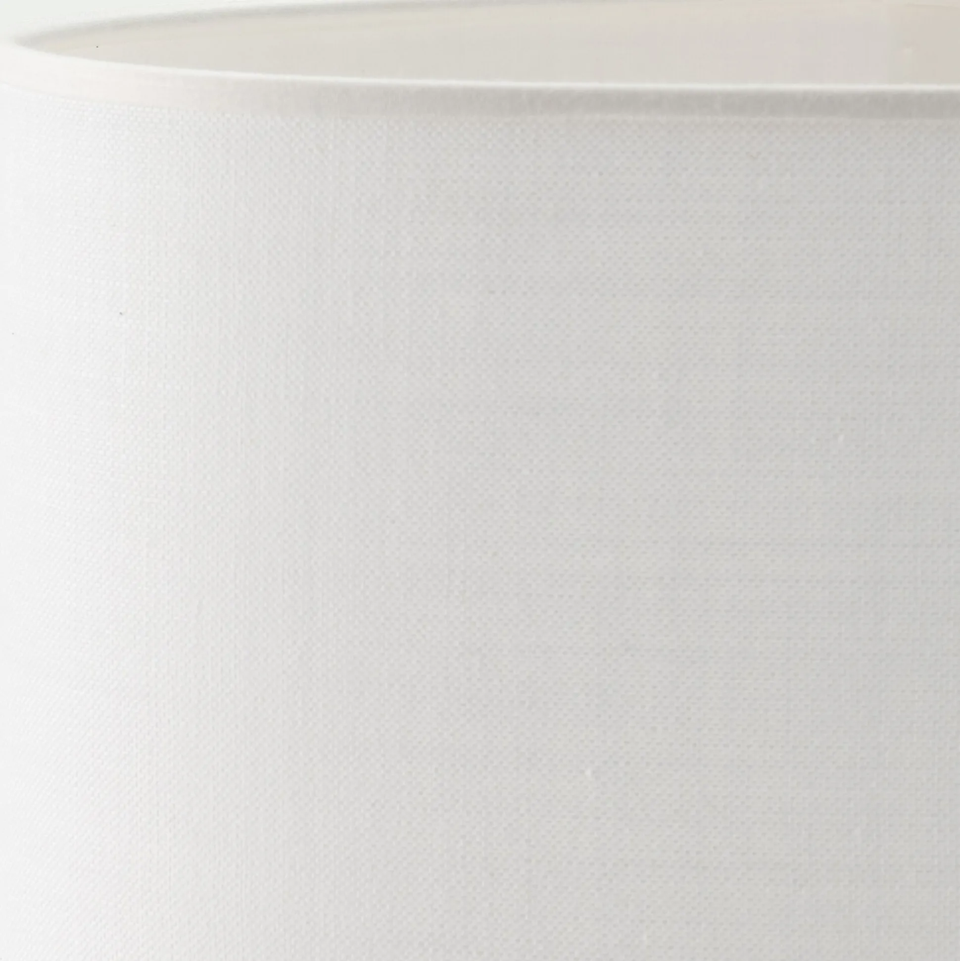Abat-jour cylindrique en coton D32cm - blanc