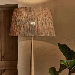 Abat-jour tambour en jute D60cm - naturel