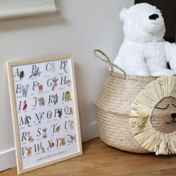 Abécédaire illustré et encadré A3