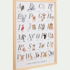 Abécédaire illustré et encadré A3