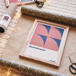 Affiche graphique 30x40cm - terracotta