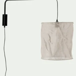 Applique murale en acier - L42cm noir