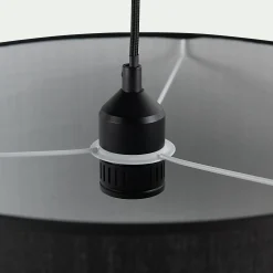 Applique murale en acier - L42cm noir