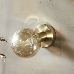 Applique plafonnier en acier H9,2cm - doré