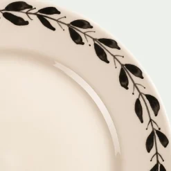 Assiette à dessert en faïence D22cm - blanc