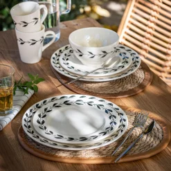 Assiette à dessert en faïence D22cm - blanc