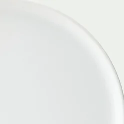 Assiette à dessert en faïence D22,3cm - blanc ventoux