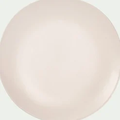 Assiette à dessert en grès D20,5cm - blanc ventoux