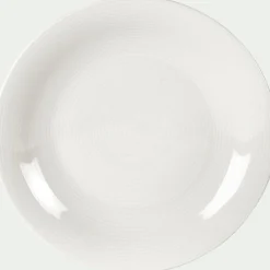Assiette à dessert en porcelaine qualité hôtelière D21cm - blanc