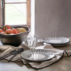 Assiette à dessert en porcelaine D19cm - blanc