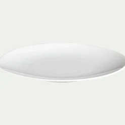 Assiette à dessert en porcelaine D24cm - blanc