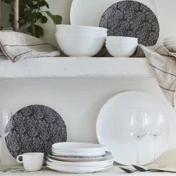 Assiette à dessert en porcelaine D21cm - blanc