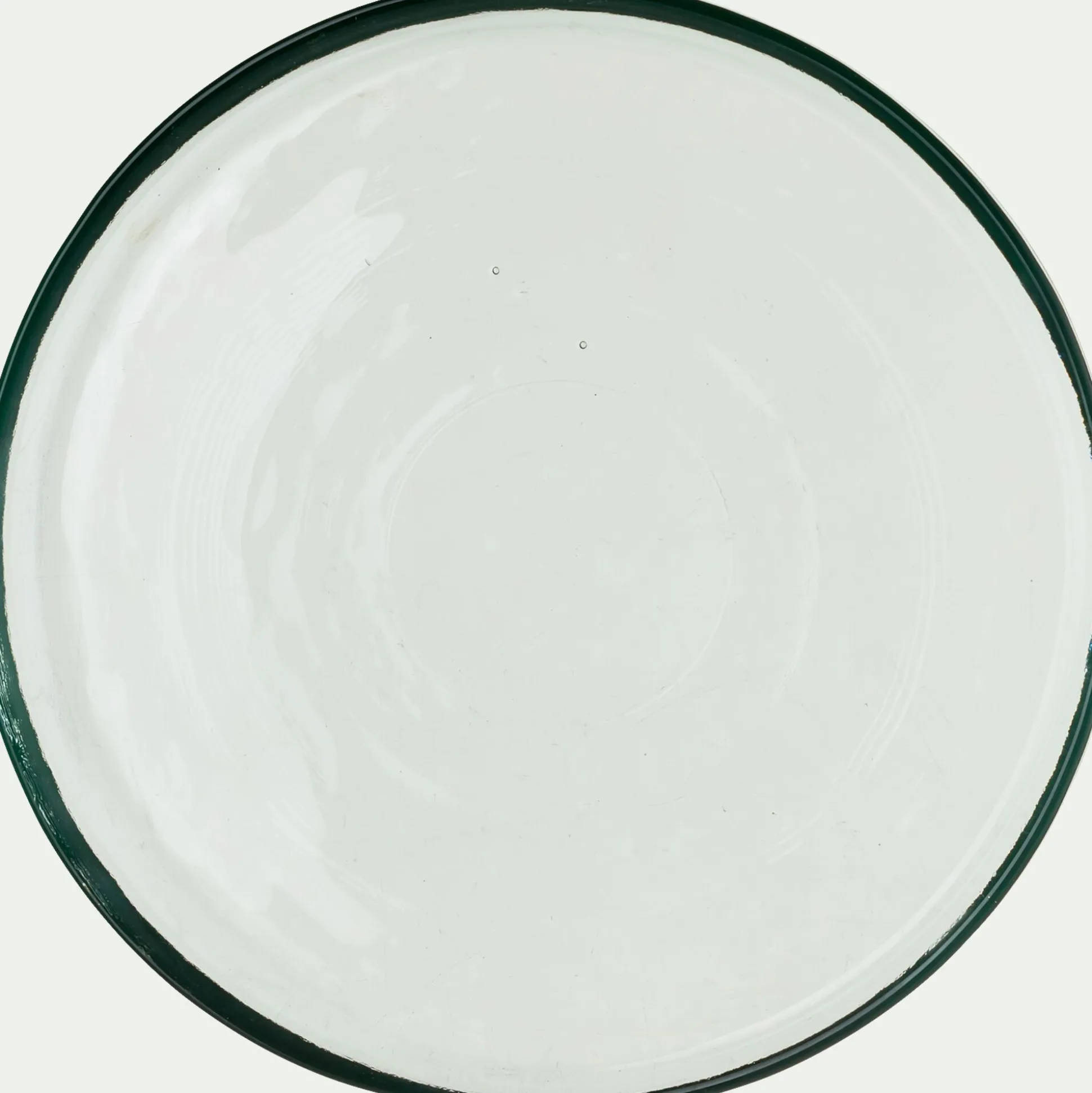 Assiette à dessert en verre D20cm - transparent