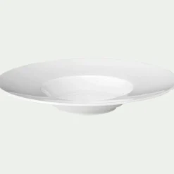 Assiette à risotto en porcelaine qualité hôtelière D27cm - blanc