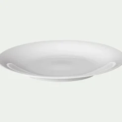 Assiette plate en porcelaine qualité hôtelière D27cm - blanc