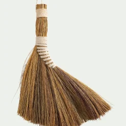Balayette décorative en jonc de mer - naturel