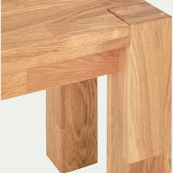 Banc en chêne massif huilé L160cm - bois clair