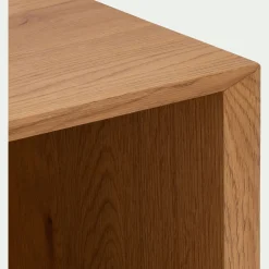 Bibliothèque 1 case en bois L36xl36xH36cm - bois clair