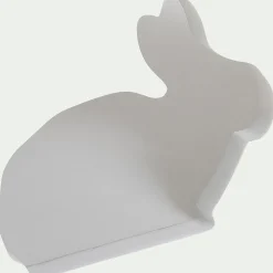 Bibliothèque 2 étagères forme maison pour chambre enfant - blanc