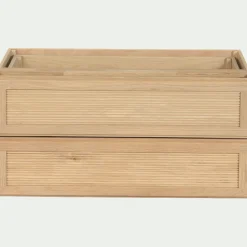 Bloc de 2 grands tiroirs L82cm