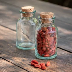 Bocal en verre recyclé 9cl - transparent