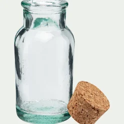 Bocal en verre recyclé 9cl - transparent