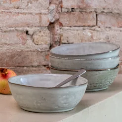 Bol en grès D14cm - vert