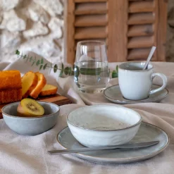 Bol en grès D14cm - vert