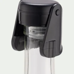 Bouchon de champagne en inox - noir