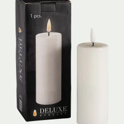 Bougie à LED D5XH12,5cm - blanc