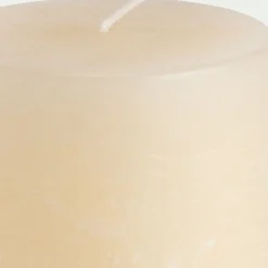 Bougie cylindrique - blanc H10cm