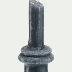 Bougie déco contemporaine H36cm - gris