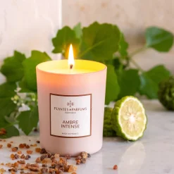 Bougie parfumée senteur Ambre Intense 180g
