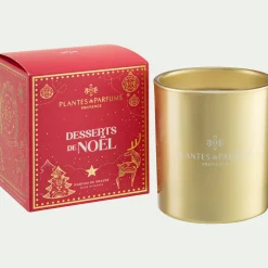 Bougie parfumée senteur Desserts de Noël 180g