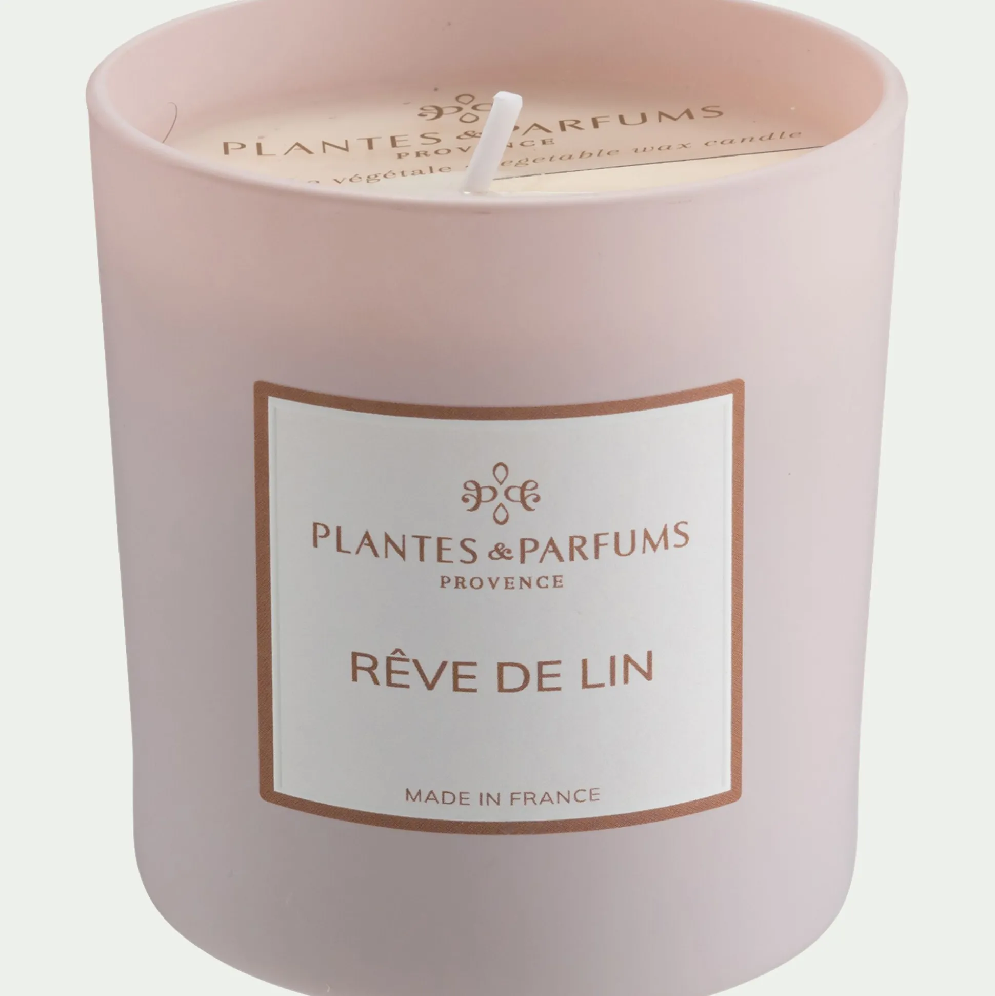 Bougie parfumée senteur Rêve de Lin 180g