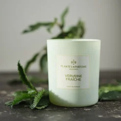 Bougie parfumée senteur Verveine Fraîche 180g
