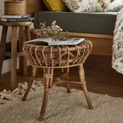 Bout de canapé en rotin D44xH41cm - naturel