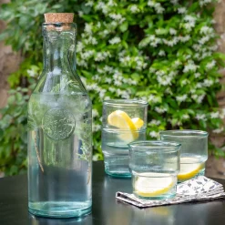 Bouteille en verre 1L - transparent