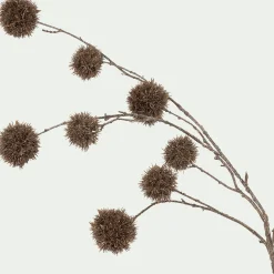 Branchage de Noël artificiel de chardon L114cm - naturel