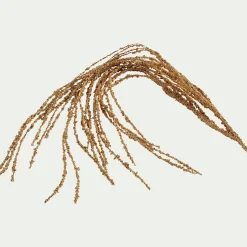 Branchage de Noël artificiel d'amarante H130cm - doré