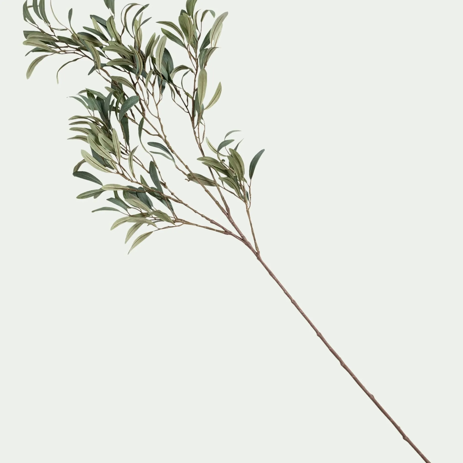 Branche d'olivier artificielle H122cm - vert
