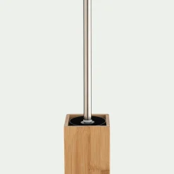 Brosse et porte-brosse wc en bambou - naturel