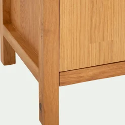 Buffet 4 portes en chêne massif - bois clair