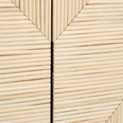 Buffet haut 2 portes en bois - noir