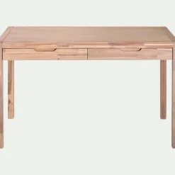 Bureau en acacia L120cm - bois clair