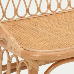 Bureau enfant en rotin - naturel