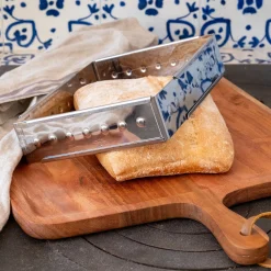 Cadre à opéra réglable en inox L16cm à L28cm - argenté