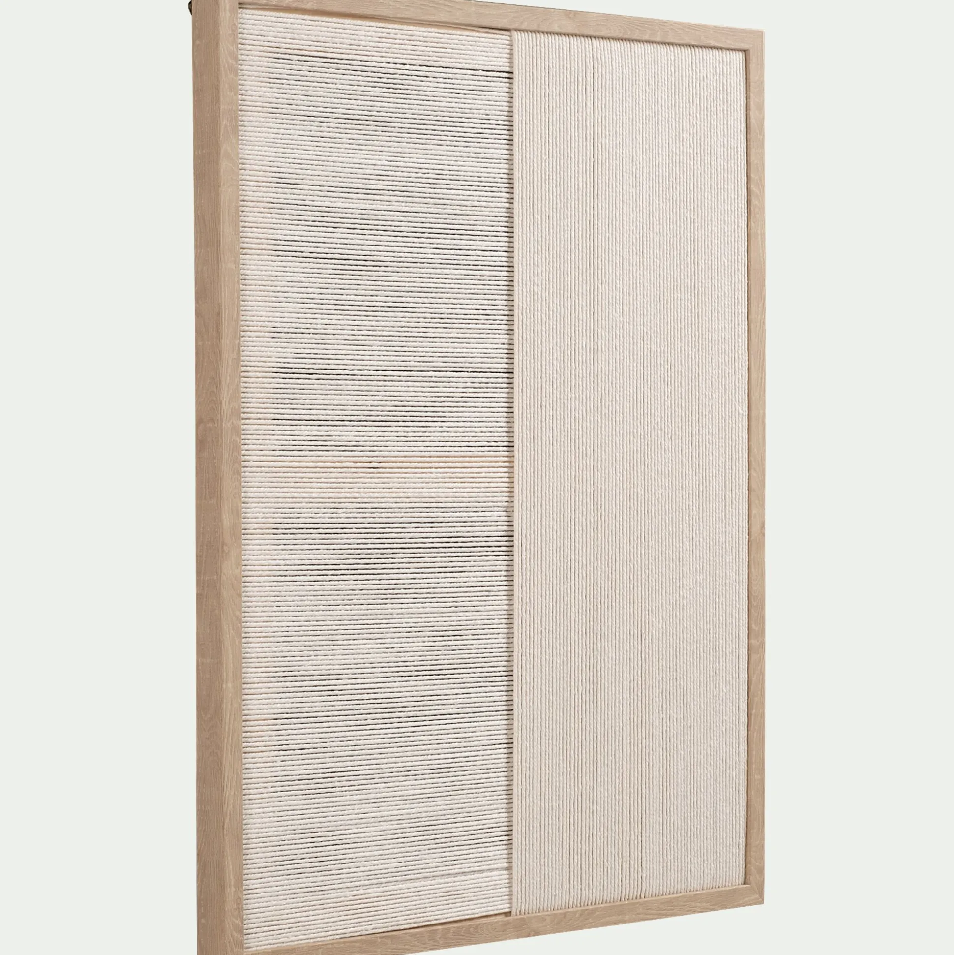 Cadre décoratif en corde 45x60cm - beige