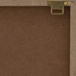 Cadre décoratif relief organique en papier de riz 60x80cm - blanc