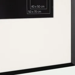 Cadre en aluminium 50x70cm - noir